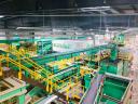 Installations de tri du centre de recyclage de Houston